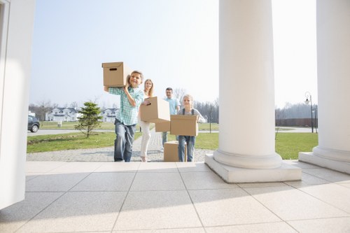Furniture removal service helping clear space in a Brompton property