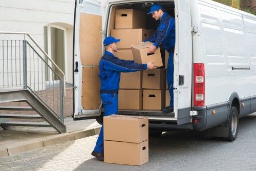Local moving truck planning for narrow streets and parking in Brompton
