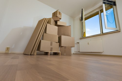 Commercial removals support for a Brompton office move