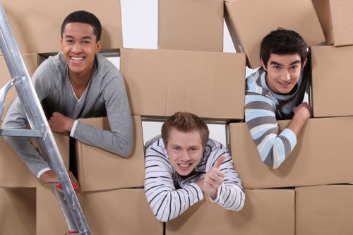 Removal service planning access and parking for a Brompton property