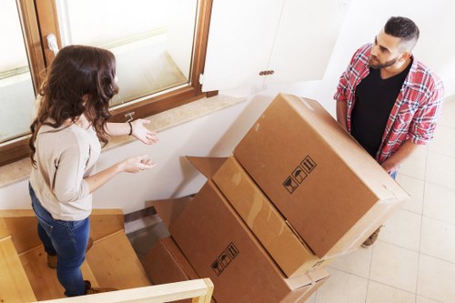 Commercial removal truck hire for office and business moves in Brompton