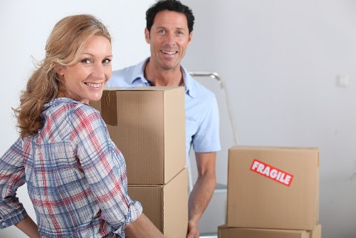 Experienced removal team working with Brompton flats, stairs, and parking challenges